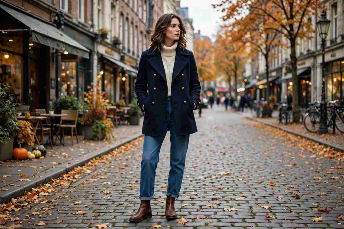 21 Fall Outfits with Peacoat 2026: That Blend Comfort and Style