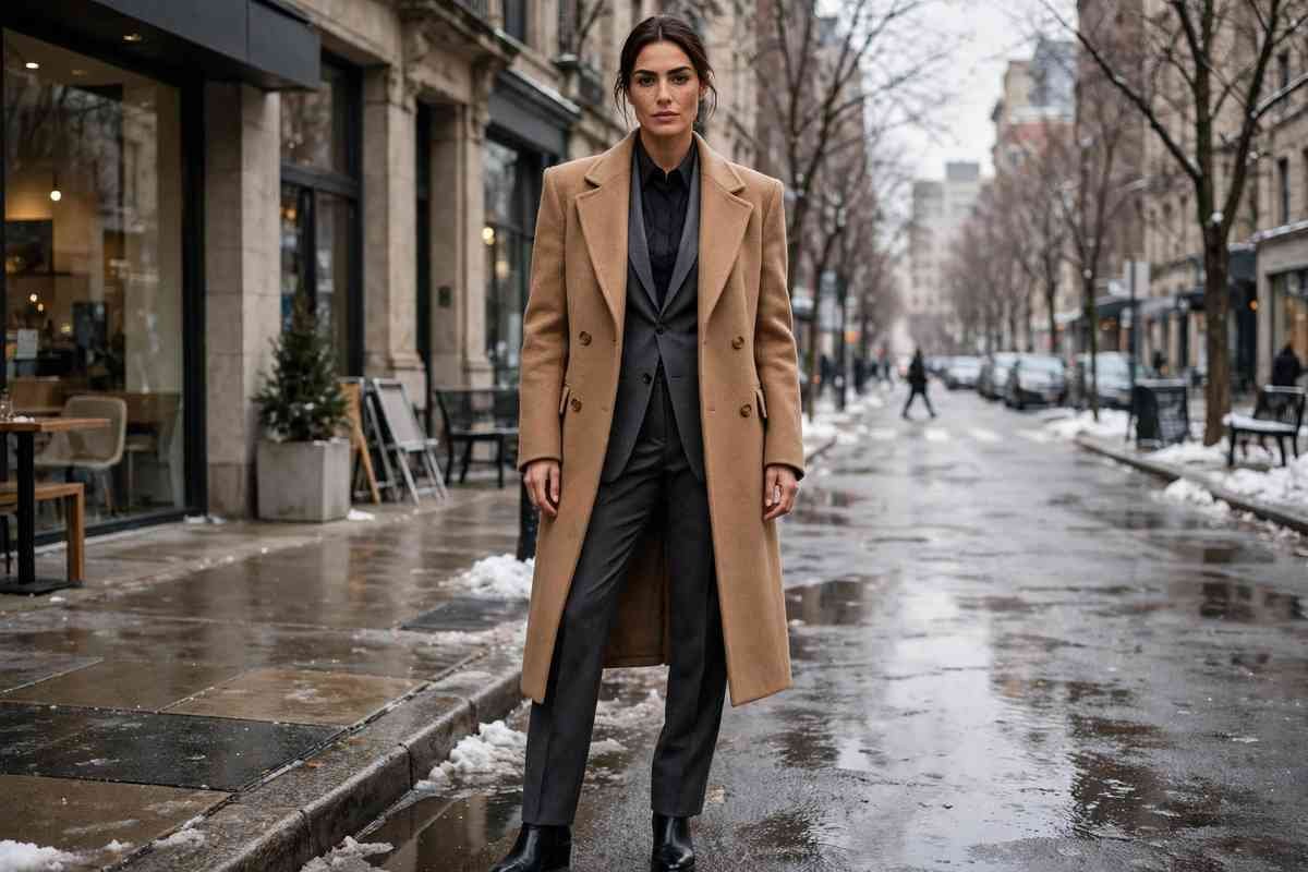 21 Winter Fashion for Women Featuring Strong, Structured Layers