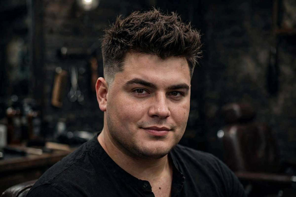 Stylish Round Face Shape Hairstyles For Men