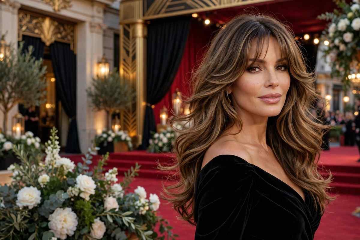 Styling Tips For Layered Hair With Curtain Bangs | Celeb Inspiration