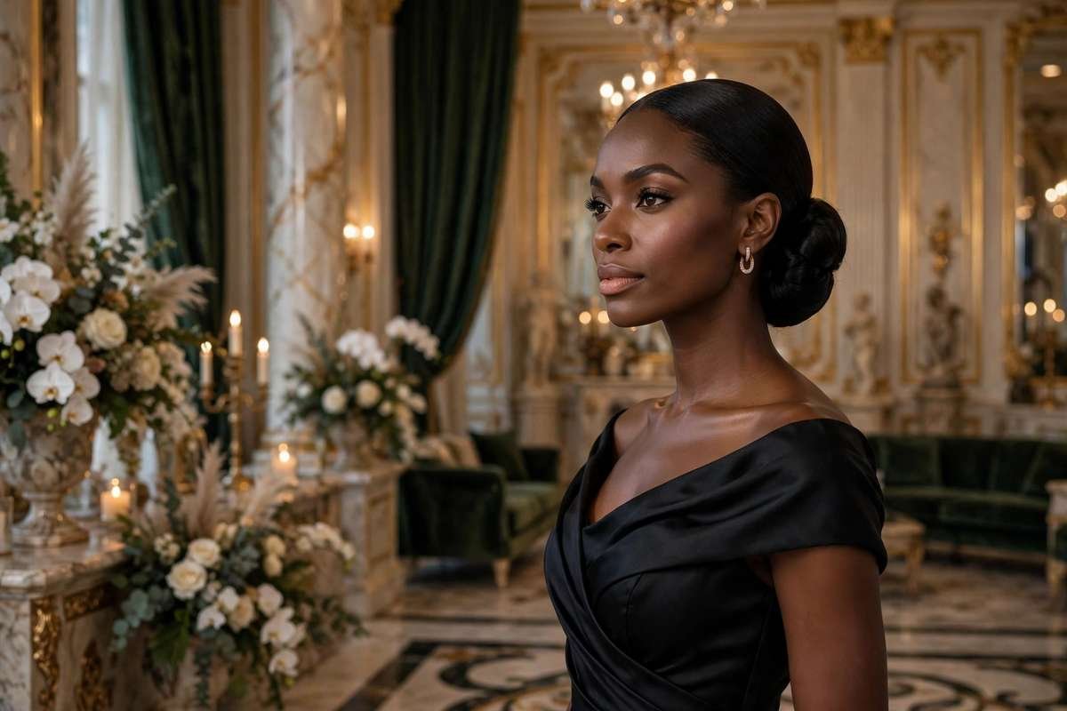 Elegant Updo Hairstyles For Black Hair