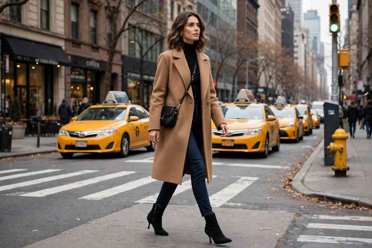 20 New York Coat Outfits With Jeans, Boots and Cute Layers