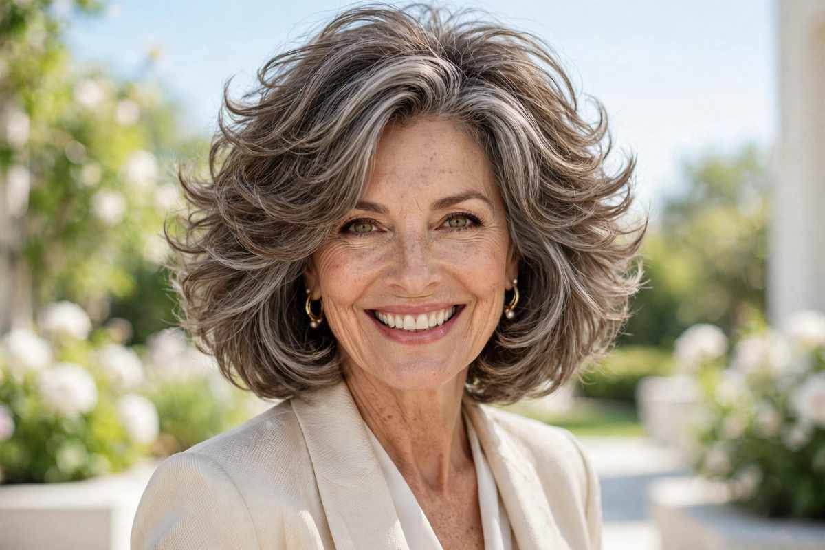 20 Layered Bob Hairstyles for Older Women That Add Volume