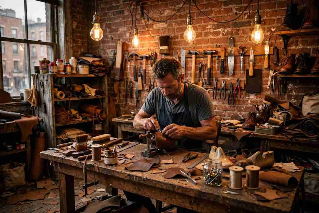 Cobbler Bushwick’s Artisanal Method of Upcycling Shoes