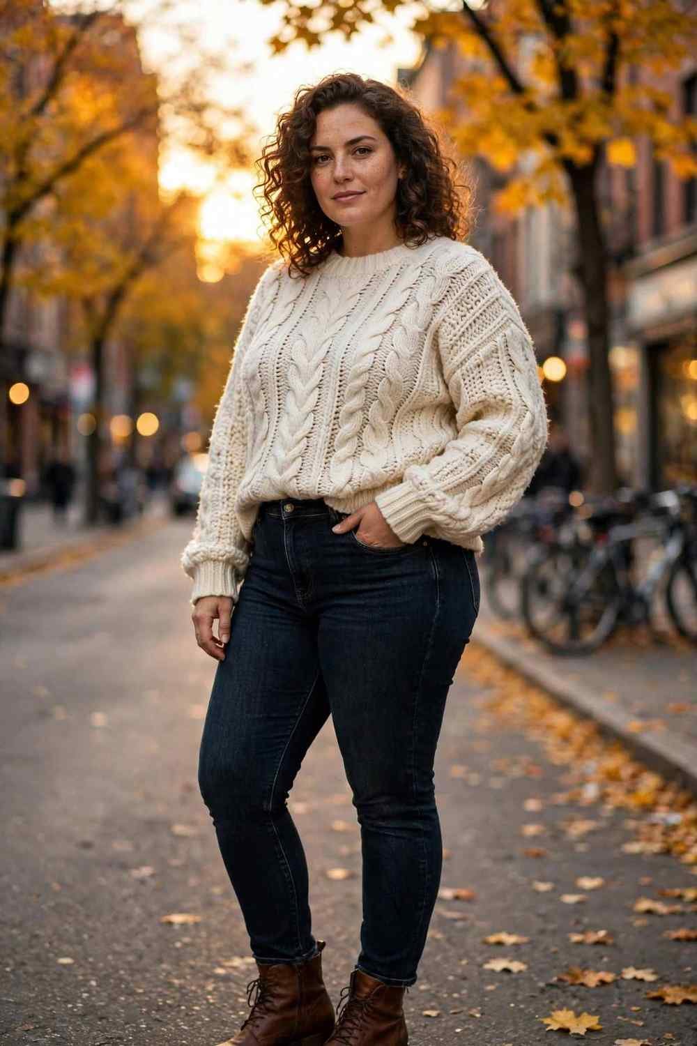 22 Midsize Autumn Outfits Women Can Actually Wear on Repeat